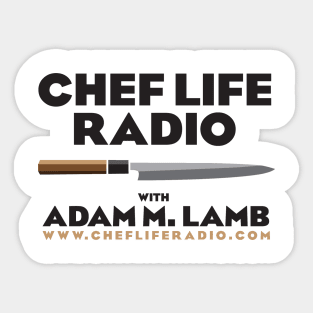 Chef Life Radio Podcast Cover Sticker